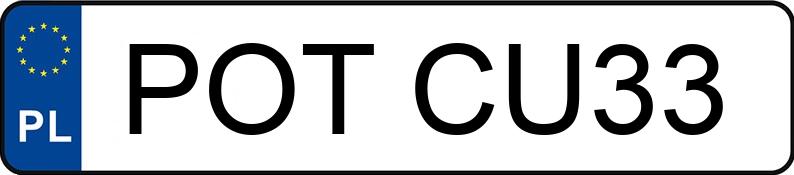 Numer rejestracyjny POT CU33 posiada SKODA SUPERB - POTCU33 Numer rejestracyjny POT CU33 posiada SKODA SUPERB - POTCU33