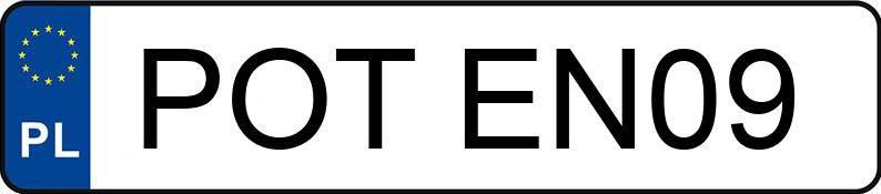 Numer rejestracyjny POT EN09 posiada CHRYSLER Town & Country 3.6 Kat. MR`11 E5 Touring Aut. - POTEN09