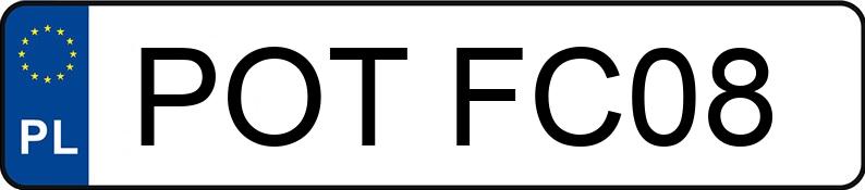 Numer rejestracyjny POT FC08 posiada MINI COUNTRYMAN COOPER SE ALL4 - POTFC08 Numer rejestracyjny POT FC08 posiada MINI COUNTRYMAN COOPER SE ALL4 - POTFC08