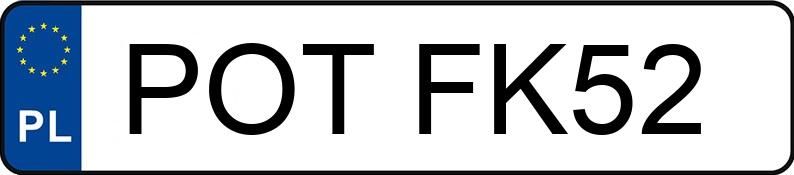 Numer rejestracyjny POT FK52 posiada VOLKSWAGEN GOLF - POTFK52 Numer rejestracyjny POT FK52 posiada VOLKSWAGEN GOLF - POTFK52