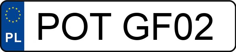 Numer rejestracyjny POT GF02 posiada BMW X5 XDRIVE30D - POTGF02