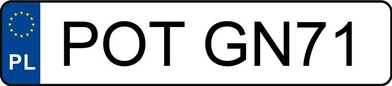 Numer rejestracyjny POT GN71 posiada BMW 428I XDRIVE - POTGN71