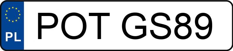 Numer rejestracyjny POT GS89 posiada PEUGEOT 508 - POTGS89 Numer rejestracyjny POT GS89 posiada PEUGEOT 508 - POTGS89