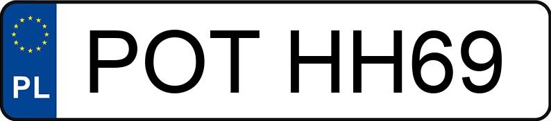 Numer rejestracyjny POT HH69 posiada FORD S-MAX - POTHH69