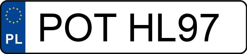 Numer rejestracyjny POT HL97 posiada KIA SPORTAGE - POTHL97 Numer rejestracyjny POT HL97 posiada KIA SPORTAGE - POTHL97