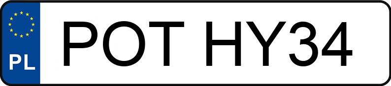 Numer rejestracyjny POT HY34 posiada MERCEDES-BENZ A 180 D - POTHY34