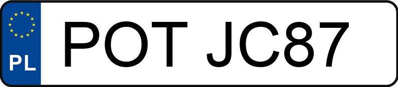 Numer rejestracyjny POT JC87 posiada BMW 118i MR`19 E6d F40 118i MR`19 E6d F40 - POTJC87