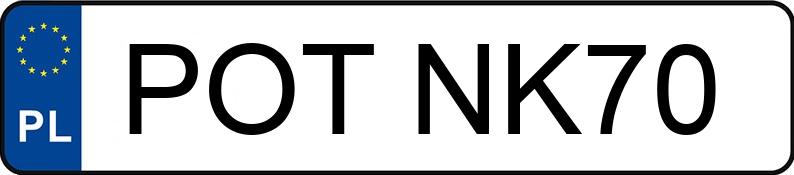 Numer rejestracyjny POT NK70 posiada MERCEDES-BENZ A 180 D - POTNK70