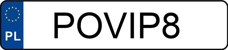 Numer rejestracyjny POV IP8 posiada Bmw M8 - POVIP8 Numer rejestracyjny POV IP8 posiada Bmw M8 - POVIP8