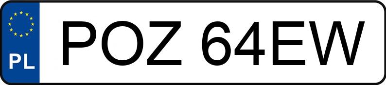 Numer rejestracyjny POZ 64EW posiada FSM 126p FL 650 - POZ64EW Numer rejestracyjny POZ 64EW posiada FSM 126p FL 650 - POZ64EW