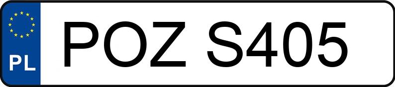 Numer rejestracyjny POZ S405 posiada FIAT SEICENTO YOUNG 899 - POZS405