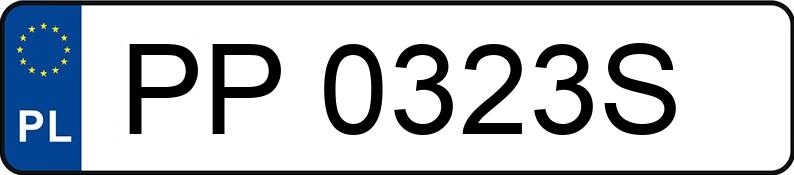 Numer rejestracyjny PP 0323S posiada OPEL CROSSLAND - PP0323S