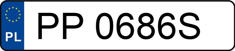 Numer rejestracyjny PP 0686S posiada FORD TRANSIT - PP0686S