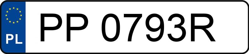 Numer rejestracyjny PP 0793R posiada VOLVO XC60 - PP0793R