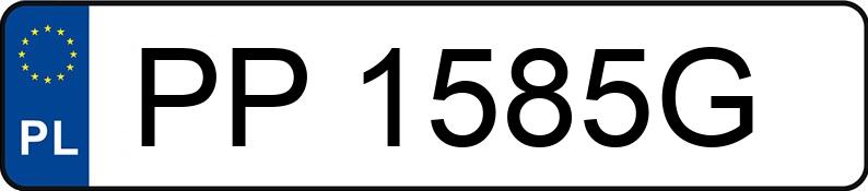 Numer rejestracyjny PP 1585G posiada HYUNDAI GDH I30 - PP1585G Numer rejestracyjny PP 1585G posiada HYUNDAI GDH I30 - PP1585G