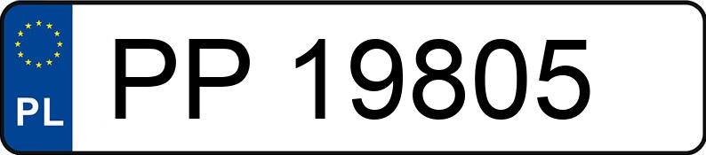 Numer rejestracyjny PP 19805 posiada DAEWOO MATIZ - PP19805