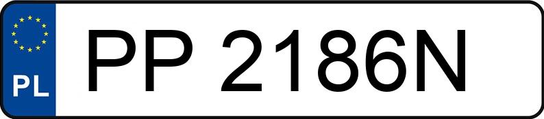 Numer rejestracyjny PP 2186N posiada FORD MONDEO - PP2186N