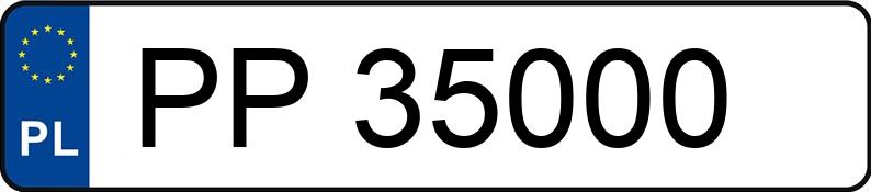 Numer rejestracyjny PP 35000 posiada VOLKSWAGEN Polo 1.4 Diesel CL - PP35000 Numer rejestracyjny PP 35000 posiada VOLKSWAGEN Polo 1.4 Diesel CL - PP35000