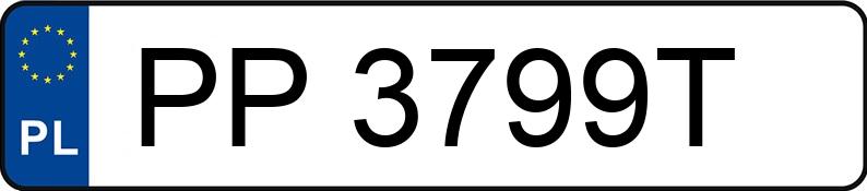 Numer rejestracyjny PP 3799T posiada RENAULT MASTER - PP3799T Numer rejestracyjny PP 3799T posiada RENAULT MASTER - PP3799T