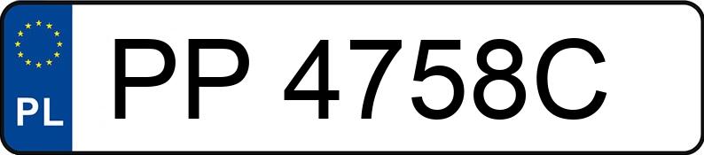 Numer rejestracyjny PP 4758C posiada VOLKSWAGEN Touran 2.0 TDI MR`03 E3 Trendline - PP4758C