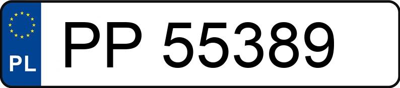 Numer rejestracyjny PP 55389 posiada SPIER STEINHEIM SAG 2/100 - PP55389 Numer rejestracyjny PP 55389 posiada SPIER STEINHEIM SAG 2/100 - PP55389