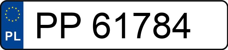 Numer rejestracyjny PP 61784 posiada MITSUBISHI CARISMA - PP61784 Numer rejestracyjny PP 61784 posiada MITSUBISHI CARISMA - PP61784