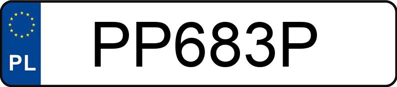 Numer rejestracyjny PP 683P posiada ROMET OGAR 205 - PP683P