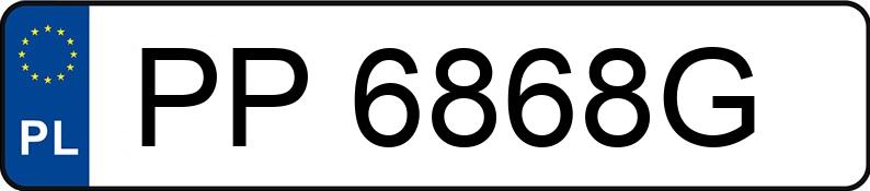 Numer rejestracyjny PP 6868G posiada FORD C-Max 1.6 MR`11 E5 Edition - PP6868G