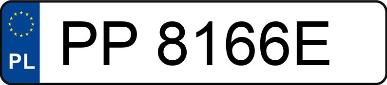 Numer rejestracyjny PP 8166E posiada MERCEDES-BENZ A 180 CDI - PP8166E