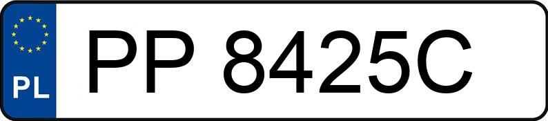 Numer rejestracyjny PP 8425C posiada RENAULT SCENIC 1.9 DCI - PP8425C Numer rejestracyjny PP 8425C posiada RENAULT SCENIC 1.9 DCI - PP8425C