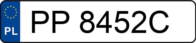 Numer rejestracyjny PP 8452C posiada VOLKSWAGEN PASSAT KOMBI - PP8452C