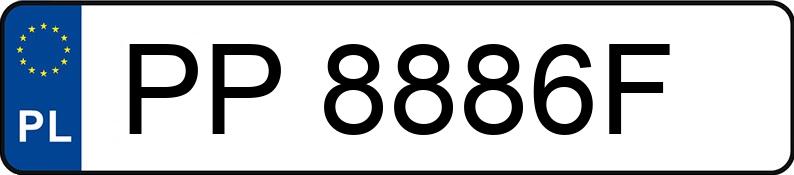 Numer rejestracyjny PP 8886F posiada BMW 525 Diesel MR`03 E3 E60 525 Diesel MR`03 E3 E60 - PP8886F