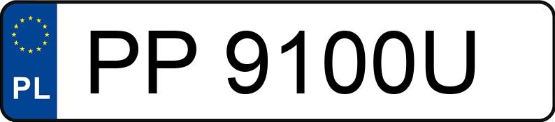 Numer rejestracyjny PP 9100U posiada SEAT LEON SPORTSTOURER - PP9100U