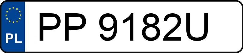 Numer rejestracyjny PP 9182U posiada KG MOBILITY ACTYON CWJ - PP9182U Numer rejestracyjny PP 9182U posiada KG MOBILITY ACTYON CWJ - PP9182U