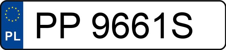 Numer rejestracyjny PP 9661S posiada BMW 318D - PP9661S