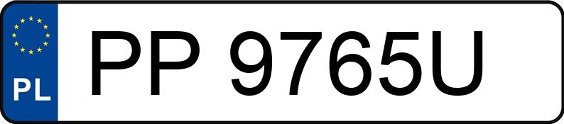 Numer rejestracyjny PP 9765U posiada BMW 520I - PP9765U