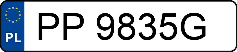 Numer rejestracyjny PP 9835G posiada DAEWOO-FSO MOTOR LANOS - PP9835G