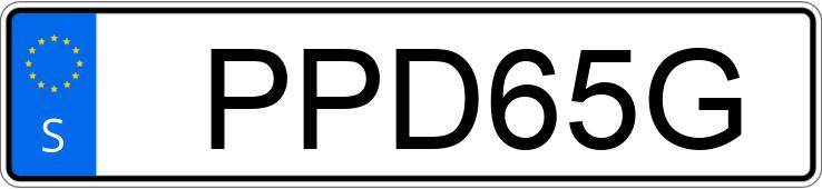 Numer rejestracyjny PPD65G posiada Volvo S60 S60 B5 (250hk)