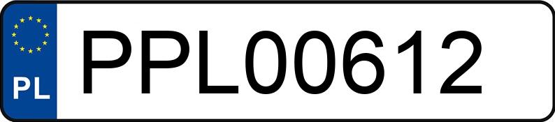 Numer rejestracyjny PPL 00612 posiada VOLKSWAGEN POLO - PPL00612 Numer rejestracyjny PPL 00612 posiada VOLKSWAGEN POLO - PPL00612