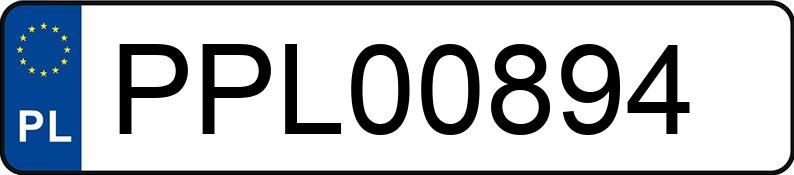 Numer rejestracyjny PPL 00894 posiada BMW 318 D - PPL00894