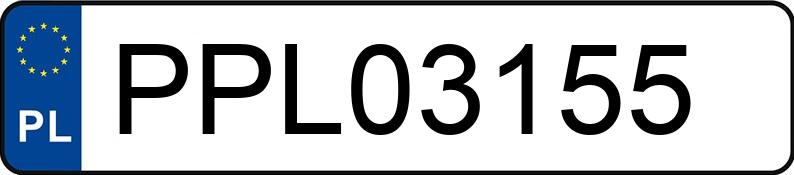 Numer rejestracyjny PPL 03155 posiada OPEL Vectra C 1.9 CDTI MR`05 E4 Sport - PPL03155