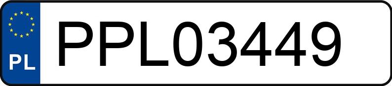 Numer rejestracyjny PPL 03449 posiada OPEL Vivaro 2.5 CDTI MR`07 E4 2.9t L2H1 Aut. - PPL03449