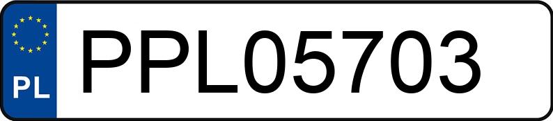 Numer rejestracyjny PPL 05703 posiada PEUGEOT 308 - PPL05703