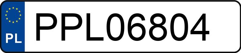 Numer rejestracyjny PPL 06804 posiada CITROEN C3 PICASSO - PPL06804