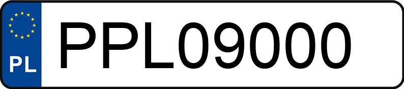 Numer rejestracyjny PPL09000 posiada LAND ROVER Range Rover SE