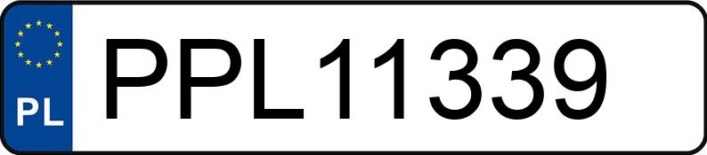 Numer rejestracyjny PPL 11339 posiada BMW 116I - PPL11339