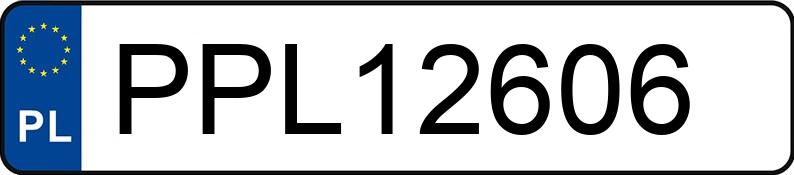 Numer rejestracyjny PPL 12606 posiada AUDI A3 Sportback 2.0 TDi DPF MR`12 E5 8V Ambiente - PPL12606