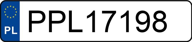 Numer rejestracyjny PPL 17198 posiada RENAULT 120.55 Mascott E3 5.5t 120.55 (L1) - PPL17198