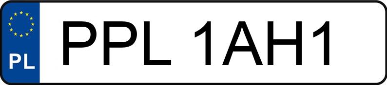 Numer rejestracyjny PPL 1AH1 posiada FORD (USA) Mustang 3.8 MR`94 Coupe - PPL1AH1