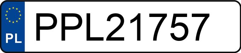 Die Registrierungsnummer PPL 21757 hat AUDI A4 8E - PPL21757